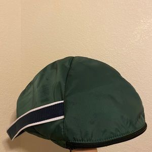 Dover Saddlery Helmet Bag - Hunter Green and Navy